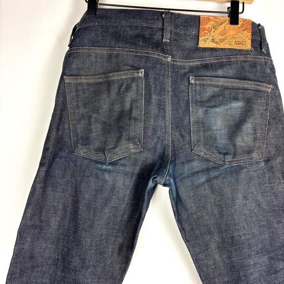 Naked & Famous Denim Dark Blue Straight Jeans - Picture 9 of 16